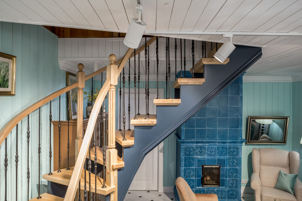 Проект 18 - Деревянная лестница из бука для НТВ