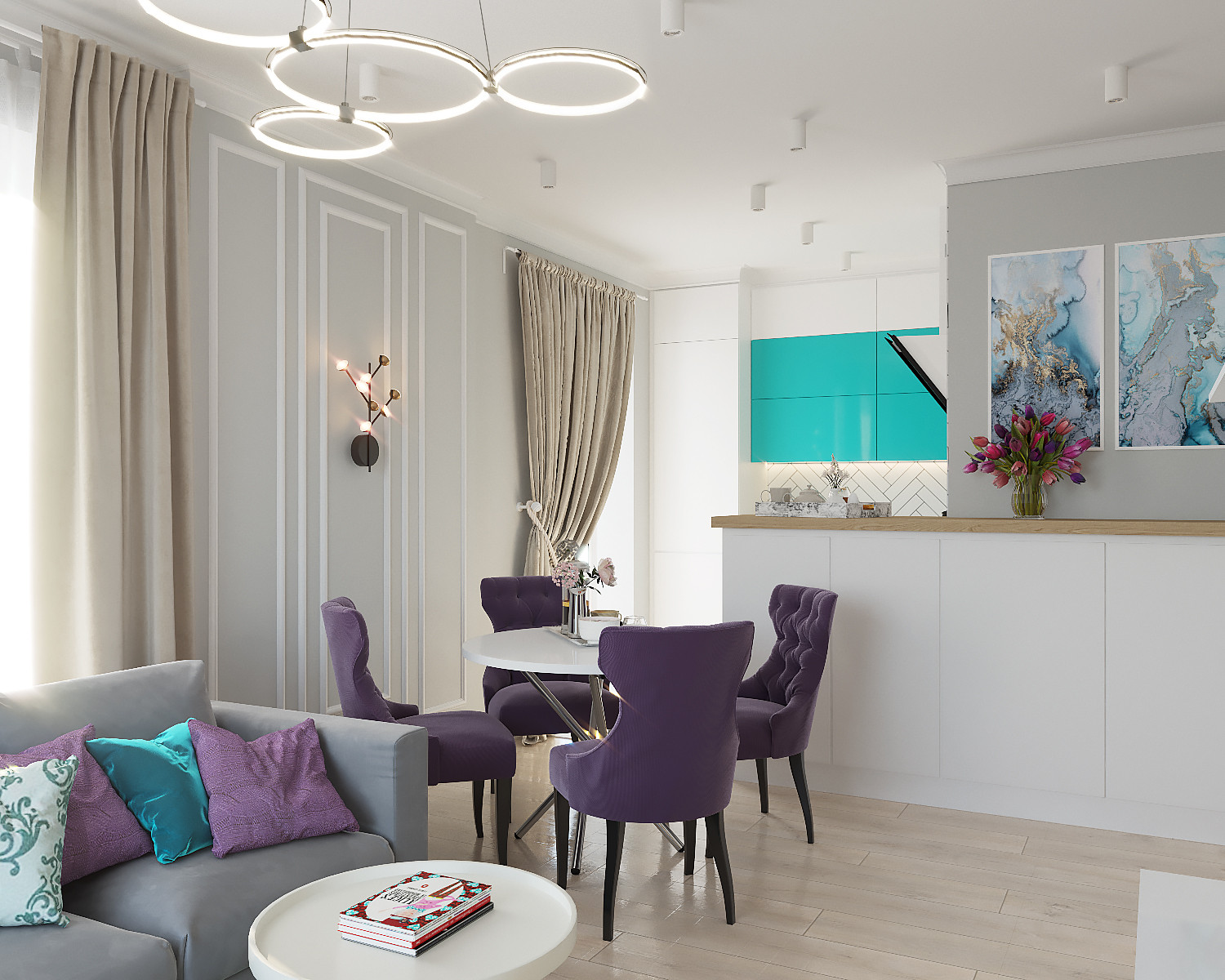 Обложка проекта: Квартира в ЖК "Европейский"