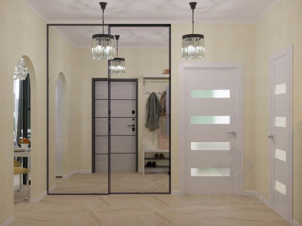 Дизайн-проект квартиры 44 кв.м. в ЖК «Новая Звезда»