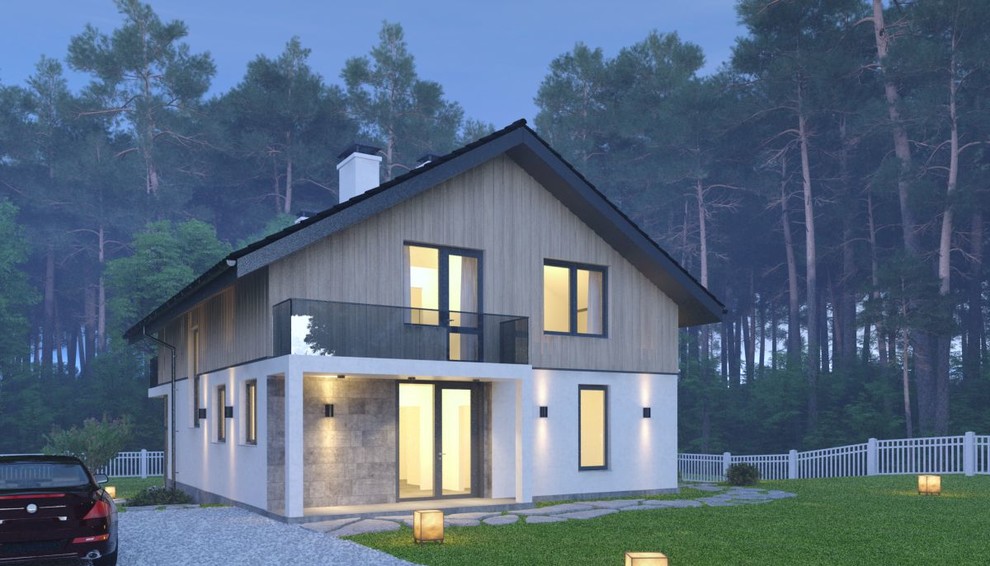 Дом со вторым мансардным этажом