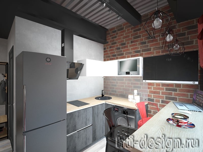 Студия в стиле лофт