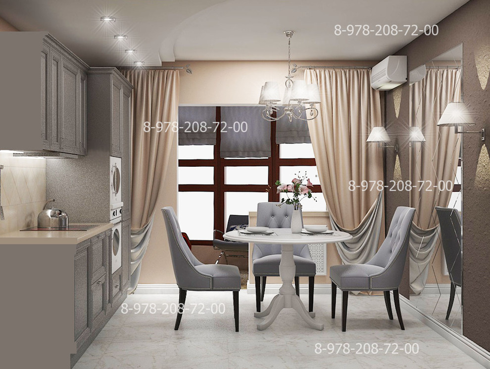 Обложка проекта: Кухня - балкон - коридор