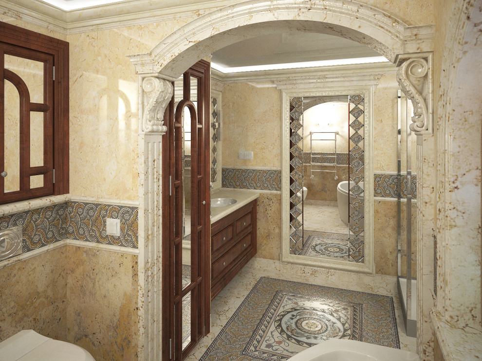 Ванна с римской мозаикой