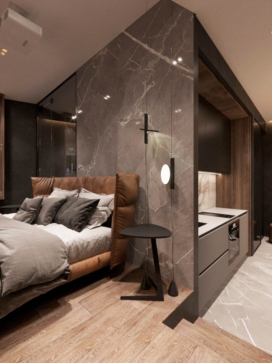 Moscow city. Federation Tower. Sexy room.