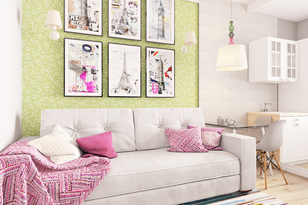 Кухня гостиная ЖК Царская площадь