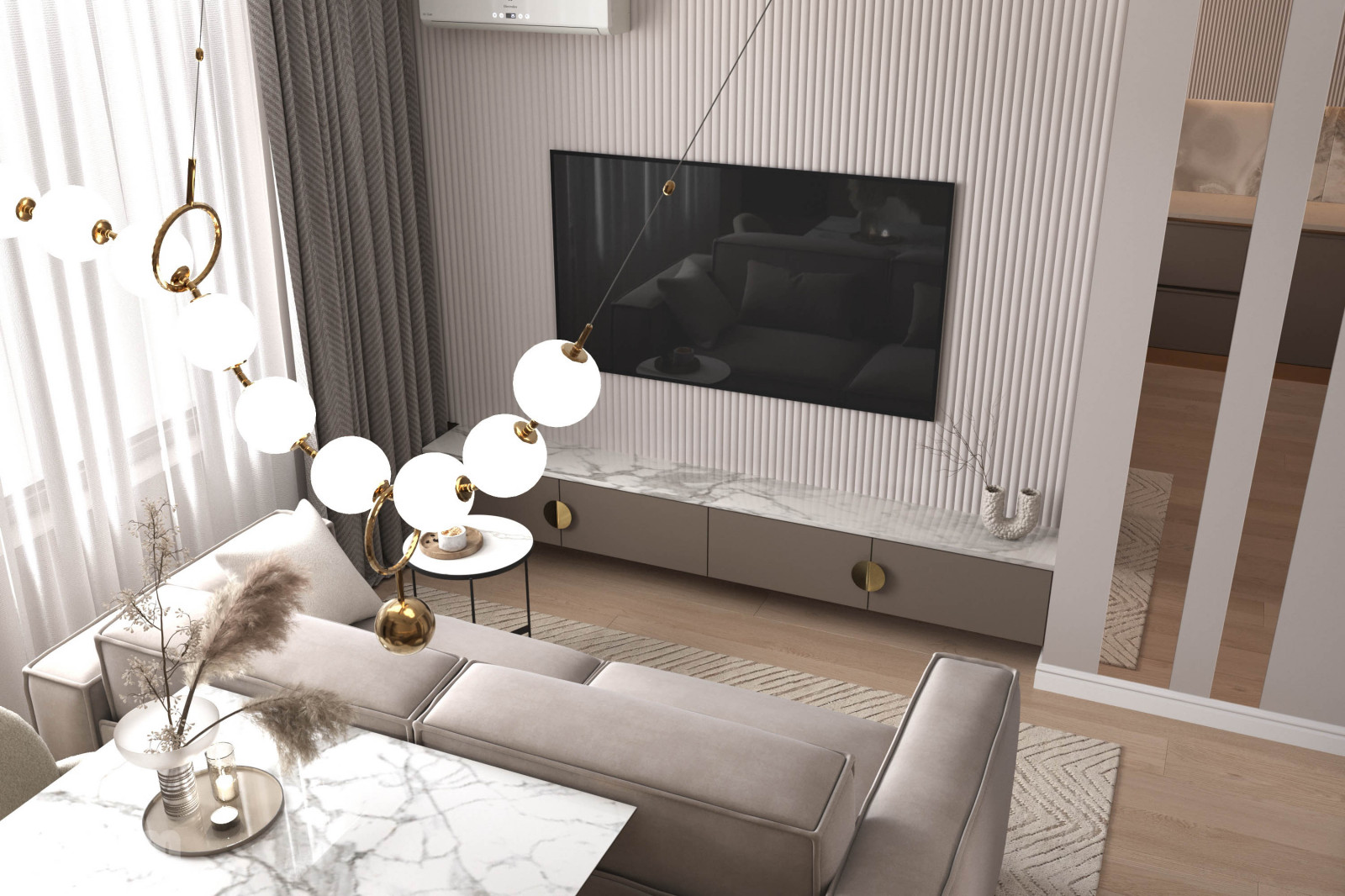 КВАРТИРА ЖК "ГРИНСАЙД" 78кв.м | 3DOM