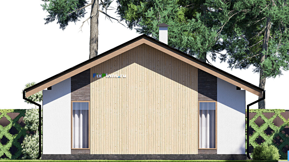 Проект одноэтажного дома 9х19м S140м2 F-18125