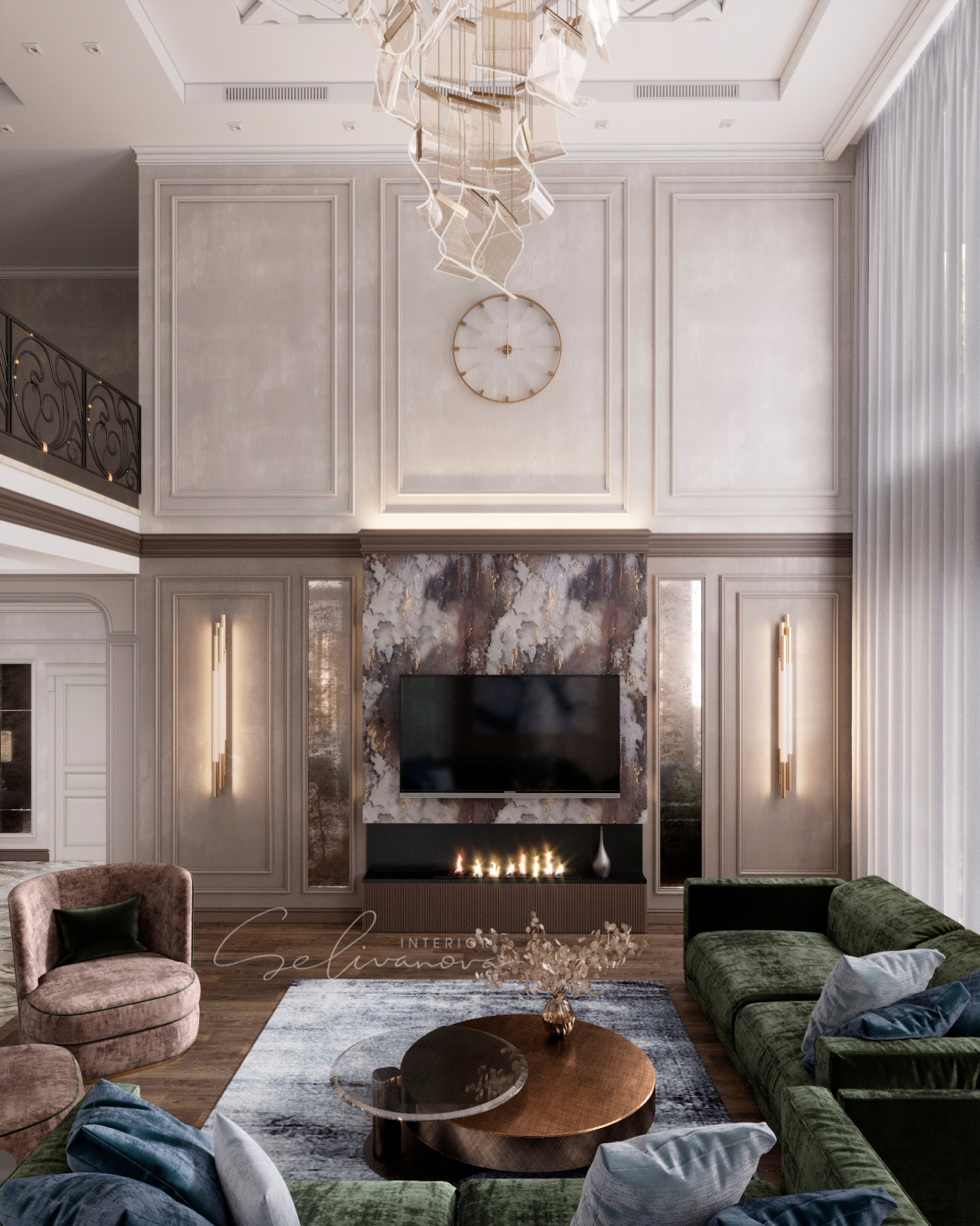 Проект интерьера частного дома Самара