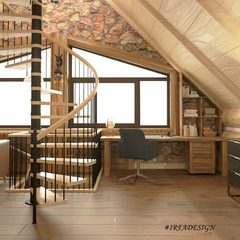 Визуализации в стиле «ШАЛЕ» с элементами скандинавского стиля