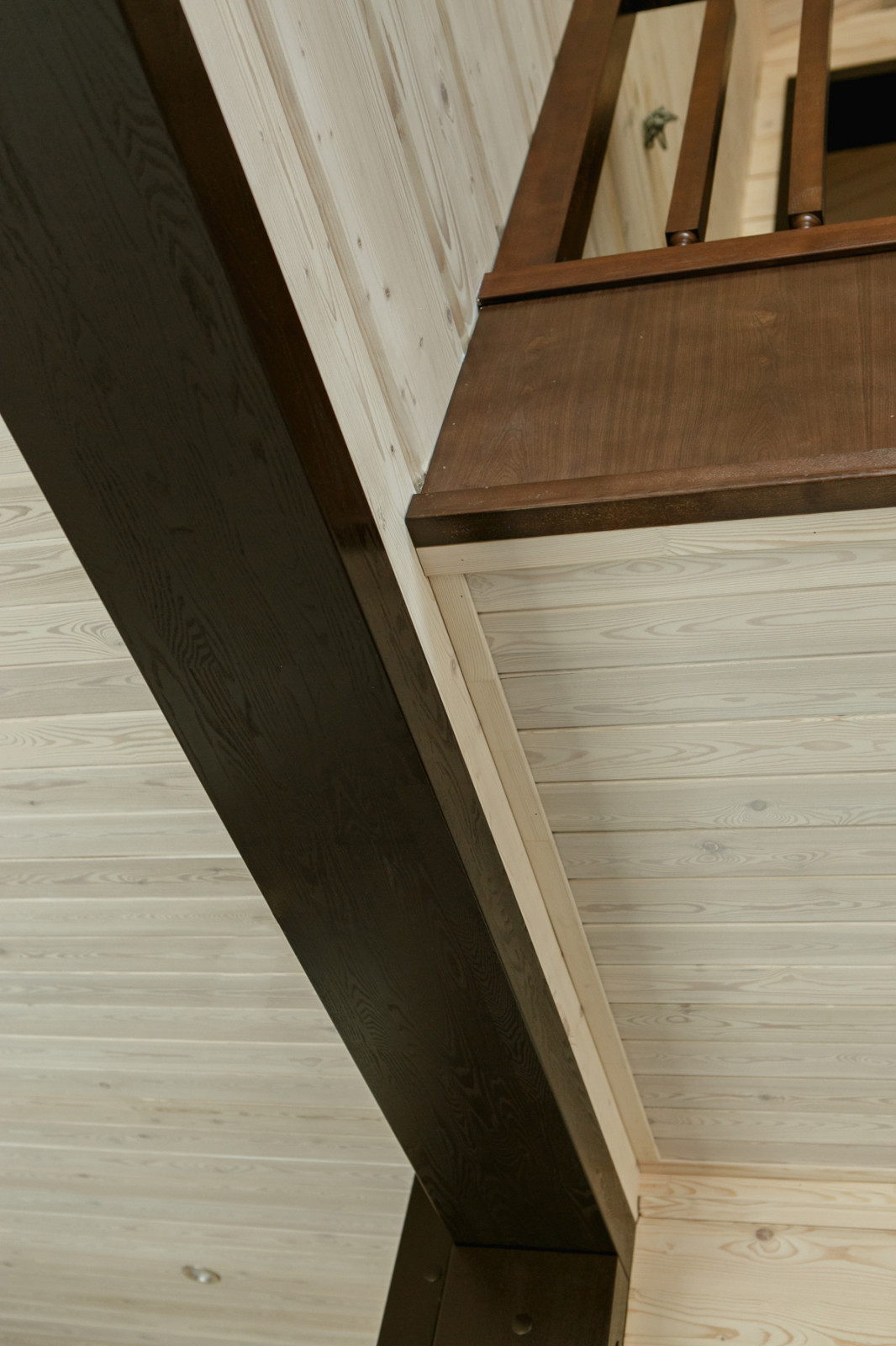 Интерьер дома из клееного бруса