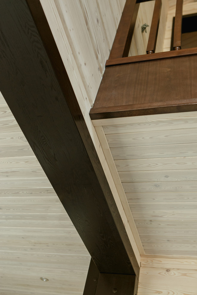 Интерьер дома из клееного бруса