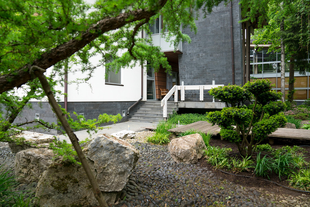 Сад с японским характером в КП "Ландшафт", Усово 2010 г