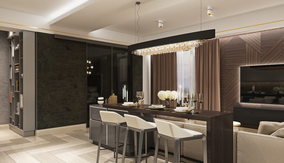 Квартира в лакшери стиле для молодой пары