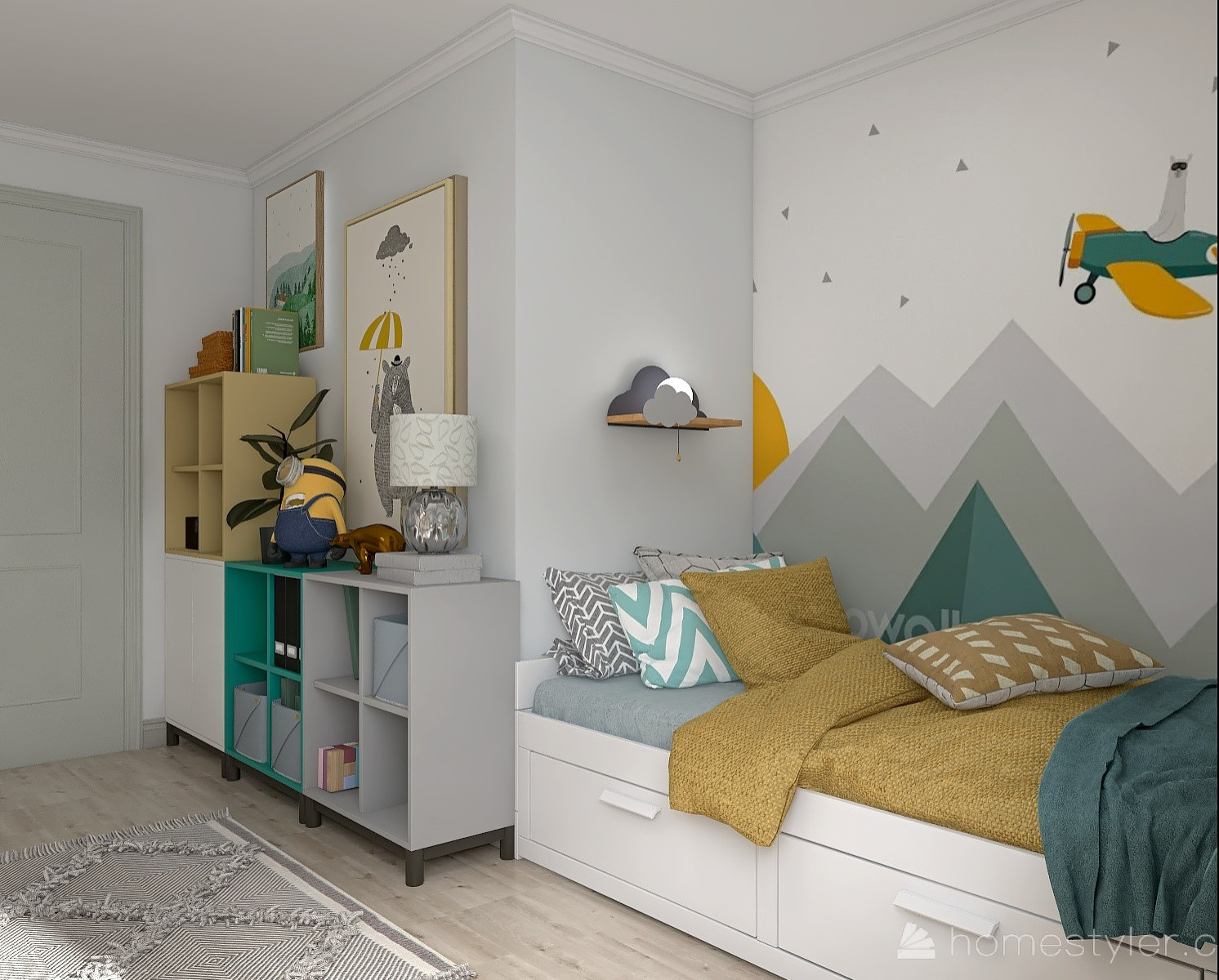 Обложка проекта: Детская в загородном доме