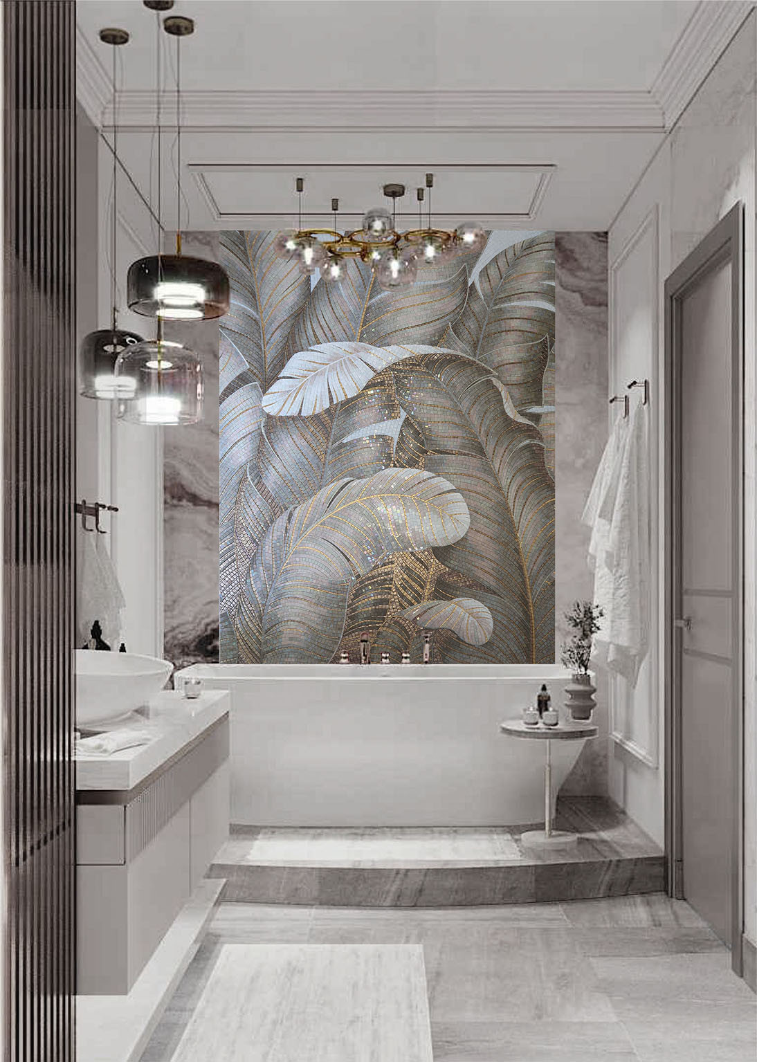 Художественное панно "Листья"