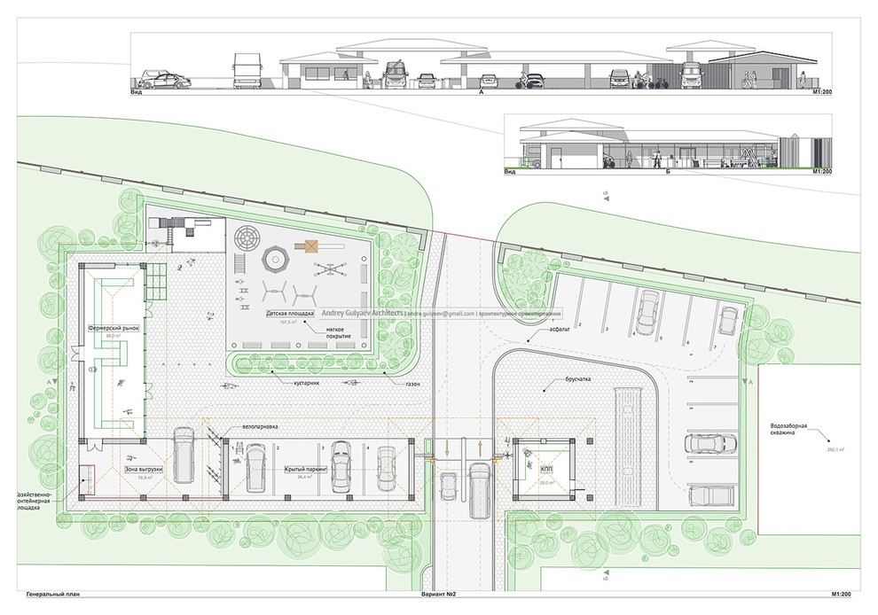 V2 plans, elevations