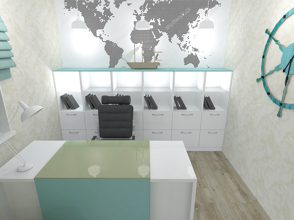 Кабинет в морском стиле