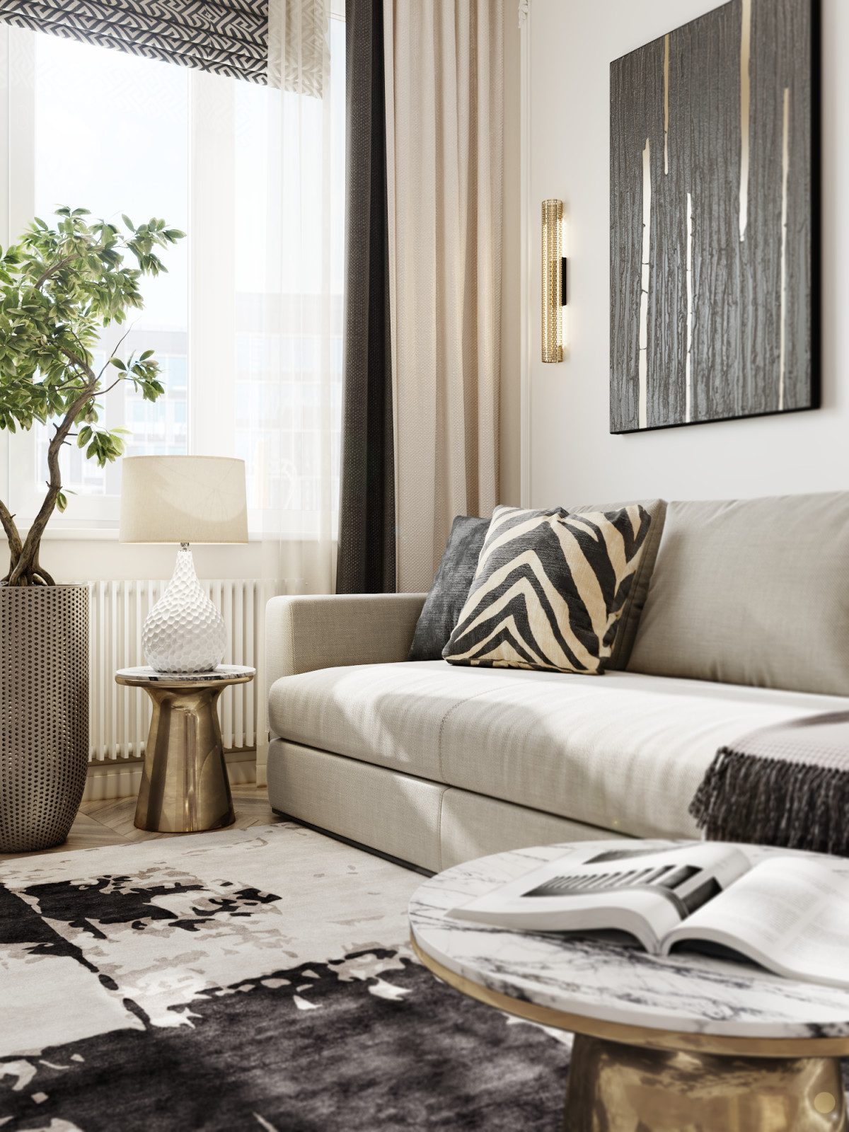 Обложка проекта: ЖК Хоум Сити, 60 м2