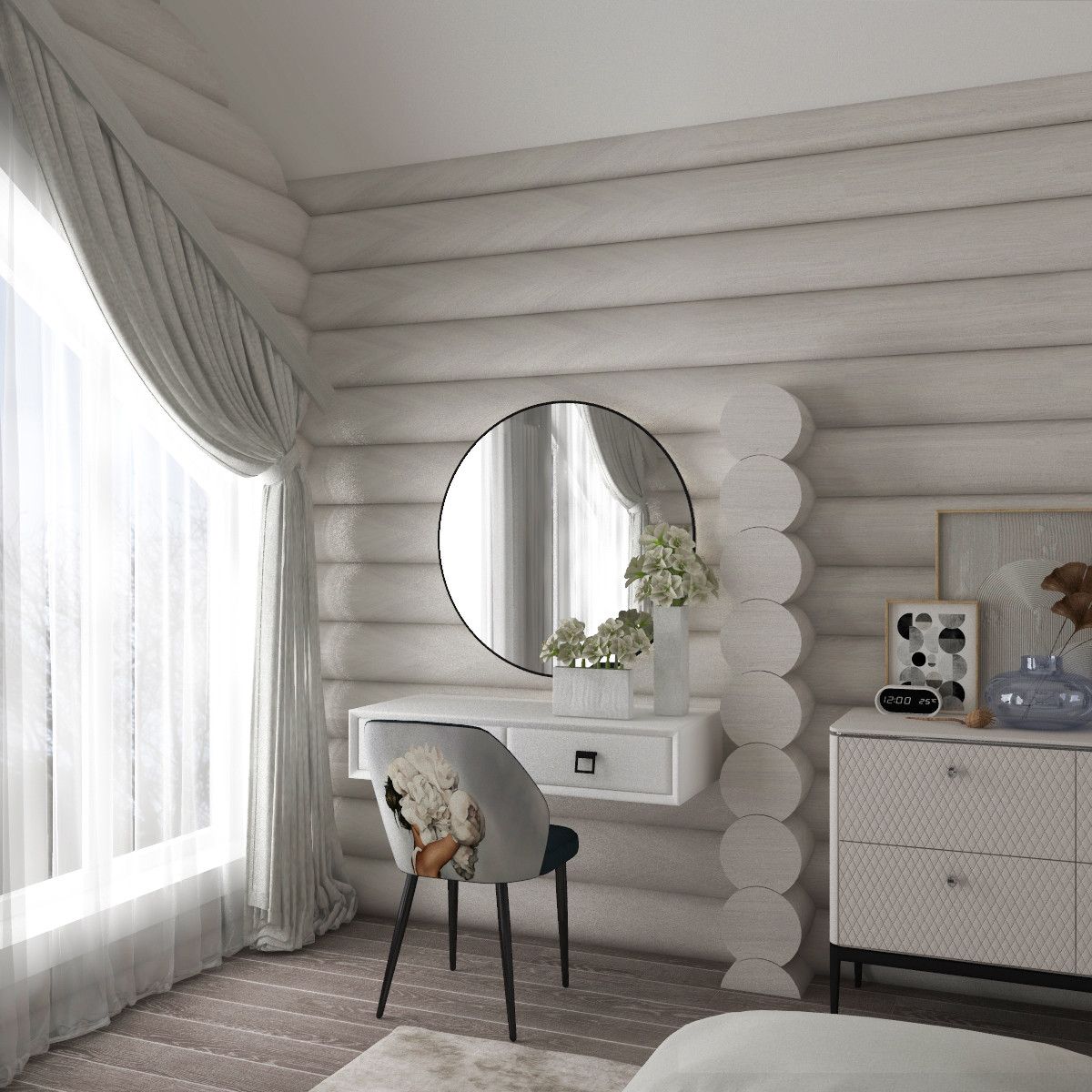 Проект загородного дома из сруба