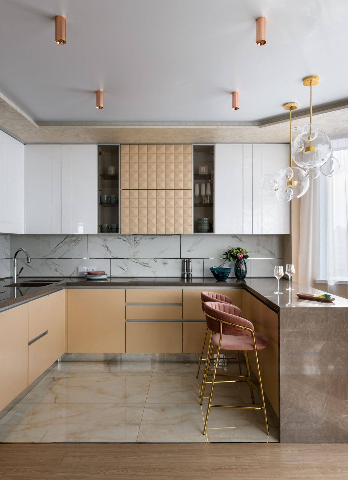 2022г. Фото квартиры 108 м2 в ЖК "Оазис"