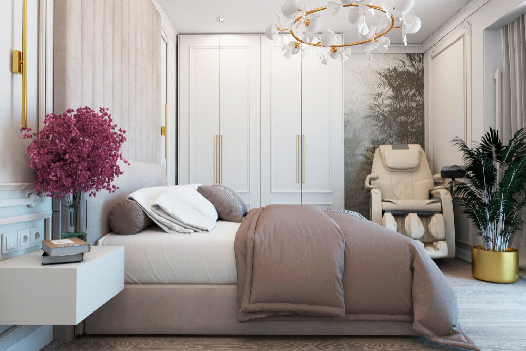 Двухэтажный дом для семьи с тремя детьми.