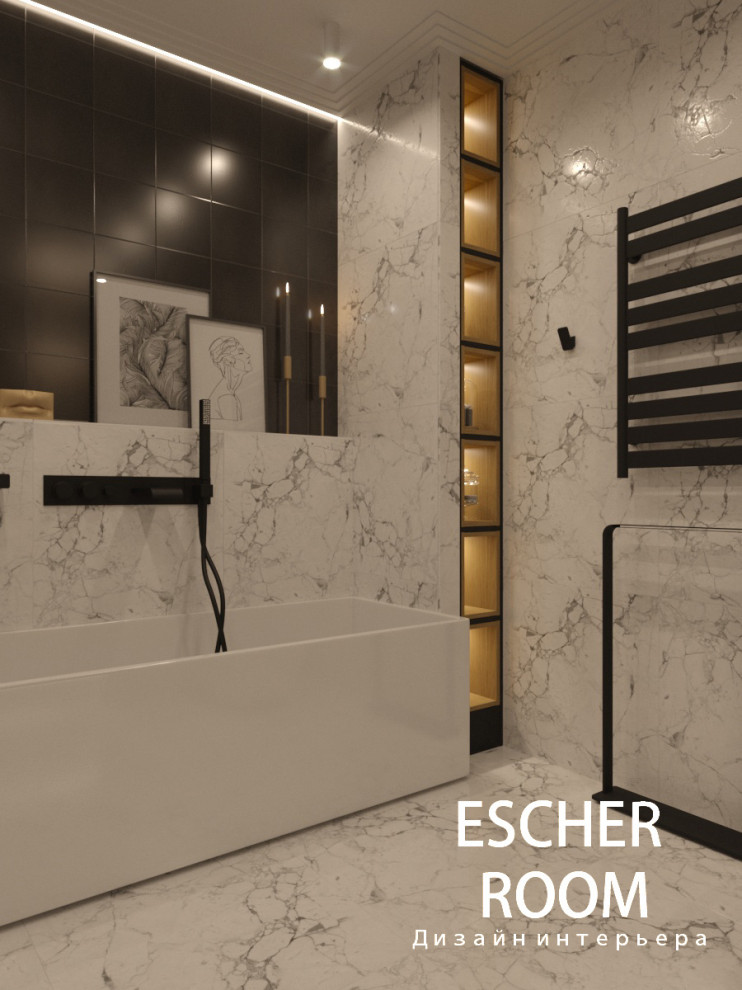 Ванная в мраморе