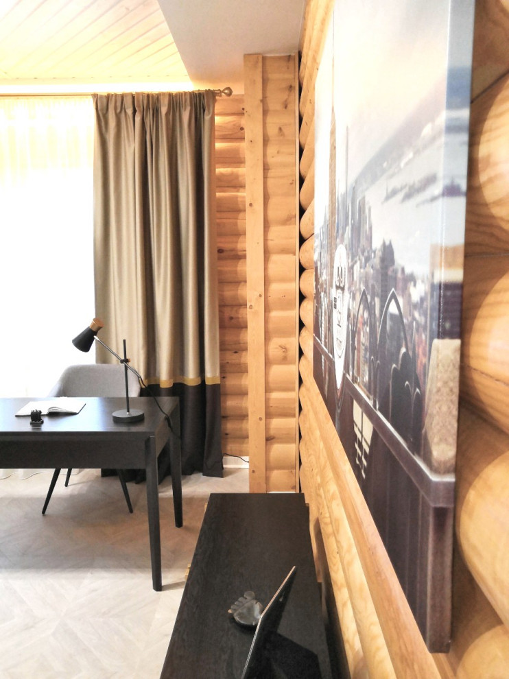 Деревянный дом в современном стиле