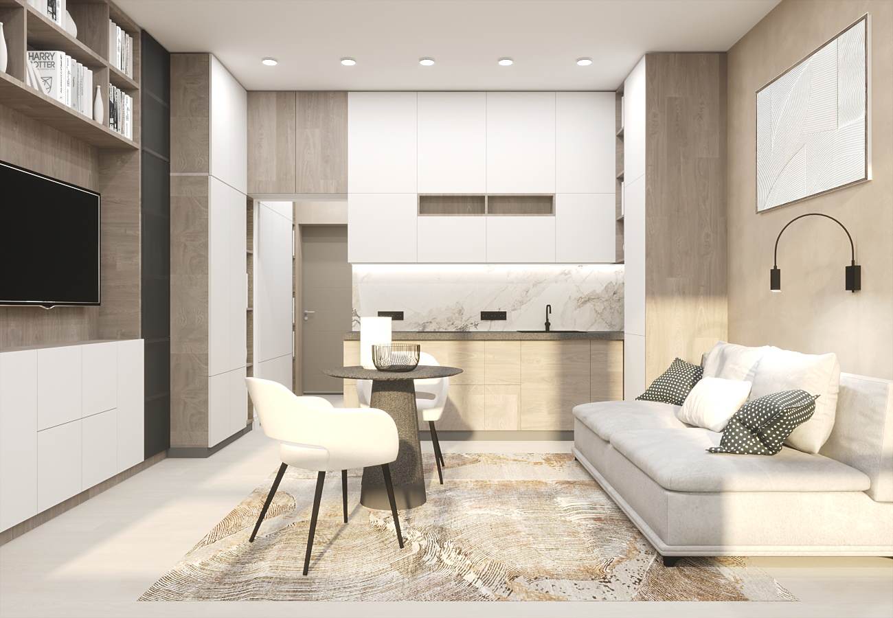 Обложка проекта: Квартира-студия в Воронеже