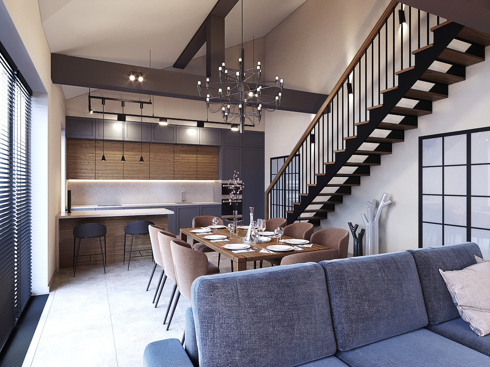 Гостиная со вторым светом