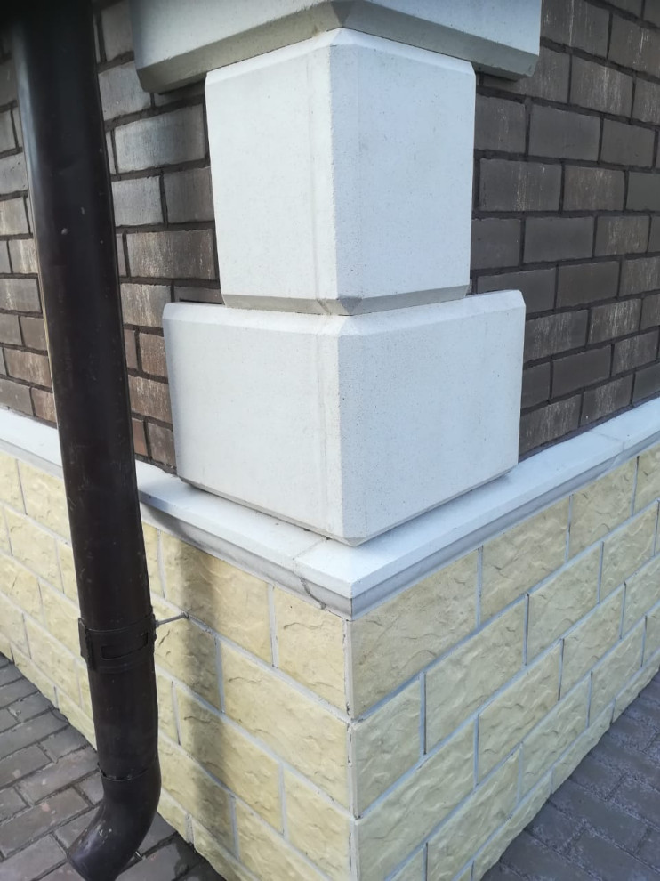 Облицовка фасада существующего дома. 2019 год