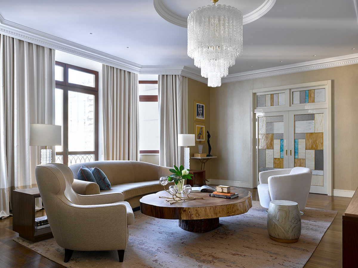 Современная квартира с элементами ар деко