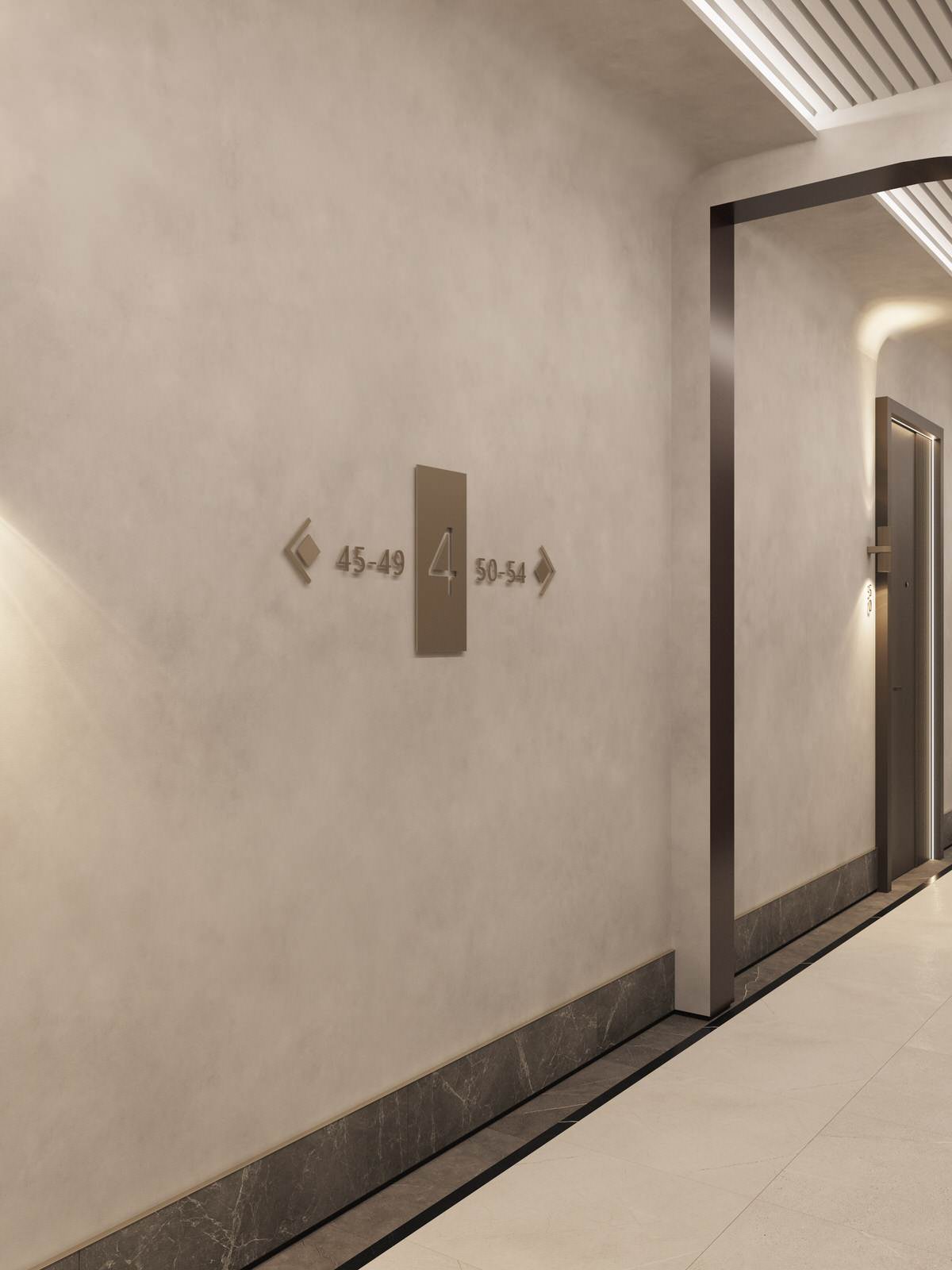 Общественные зоны жилого комплекса "Павелецкая сити"