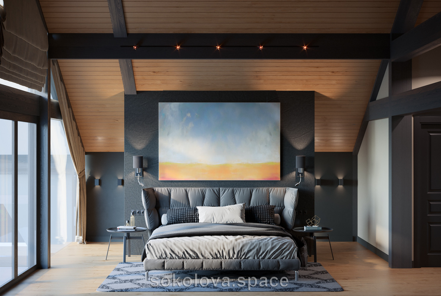 Обложка проекта: ЖК Большая вода - Спальня