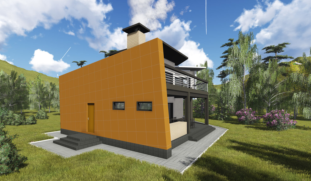 Проектирование. Баня из арболита  (S= 122,08 м2)