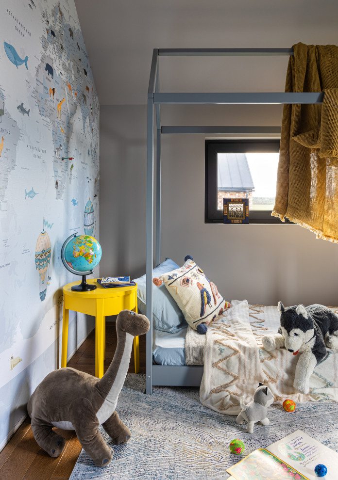 Дом в Подмосковье 137 м2 с темными стенами