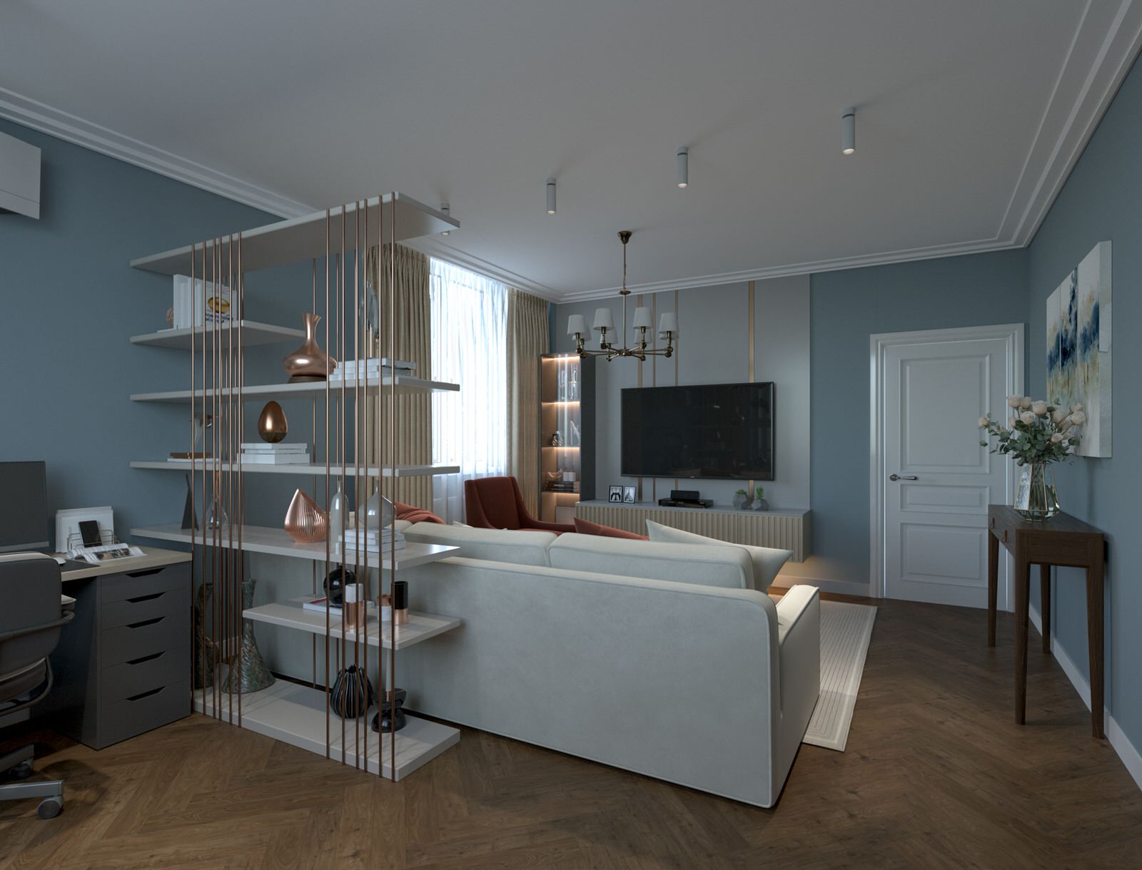 Гостиная ЖК "Резиденция 2"