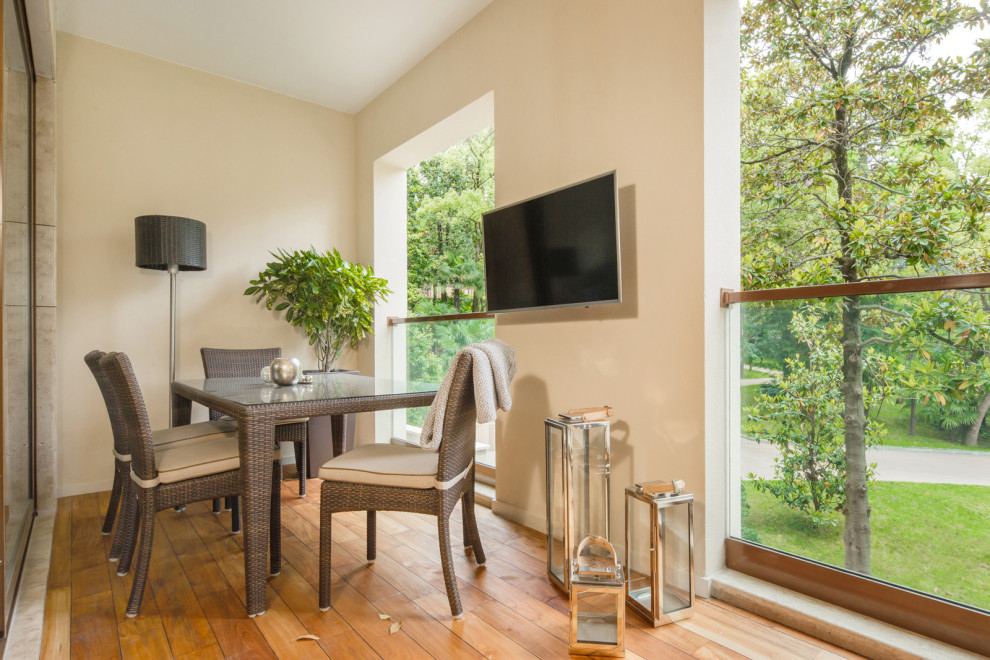 Современный лаконичный интерьер в ЖК "Камелия"