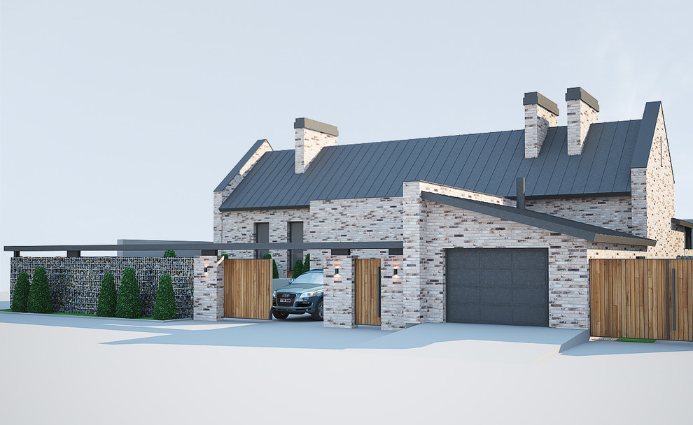 Проект индивидуального жилого дома в п.Усть-Кинельский г.Самары