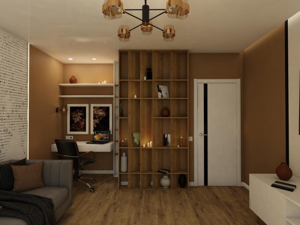 Квартира 60 кв.м. ТЗ от заказчика "Ярко и не ярко))"