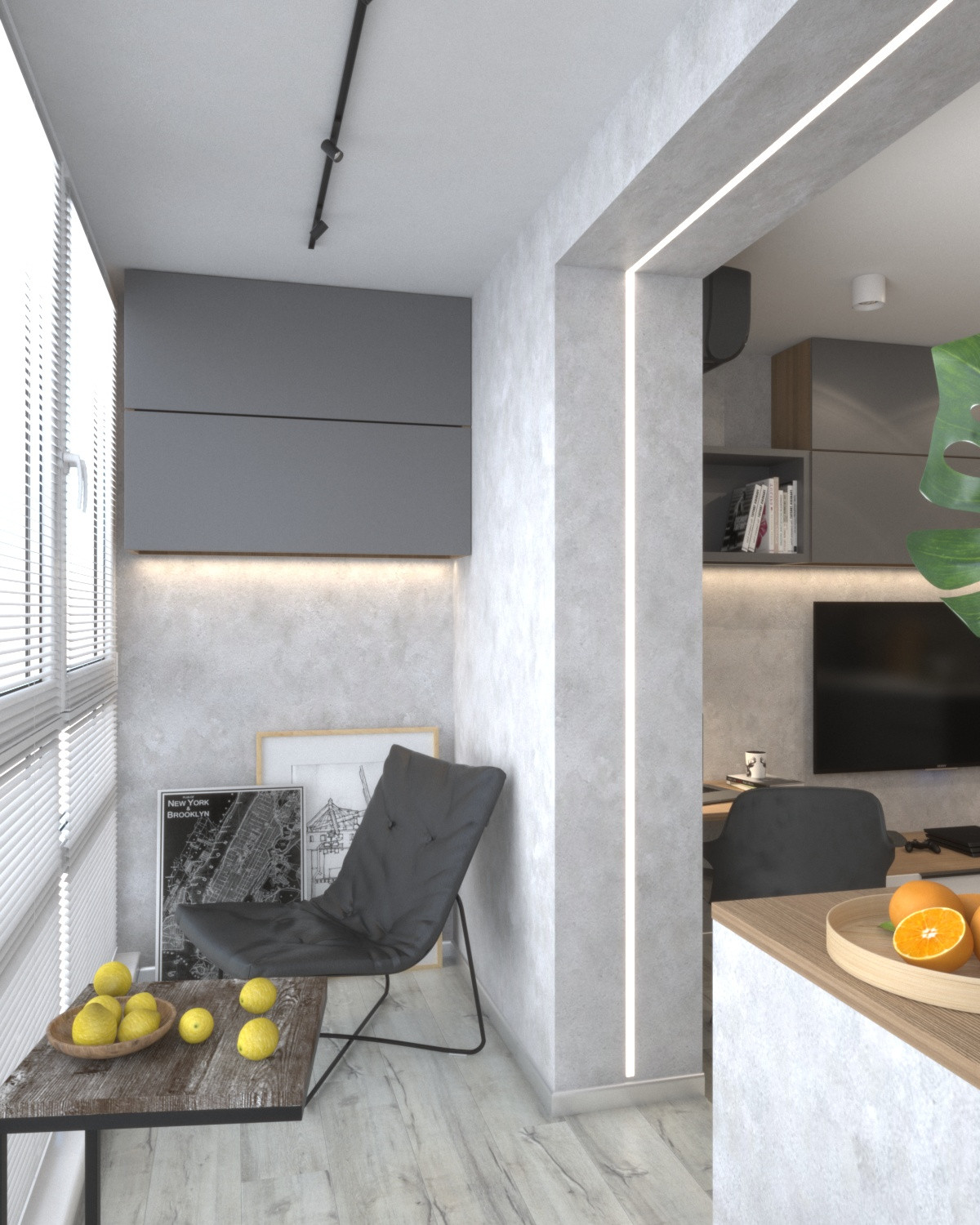 Обложка проекта: Лофт в ЖК Олимпийский