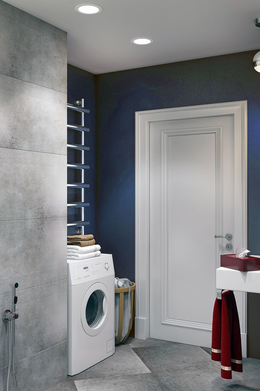 Интерьер квартиры в ЖК Wellton Park (95,7 кв.м.) "Палитра"