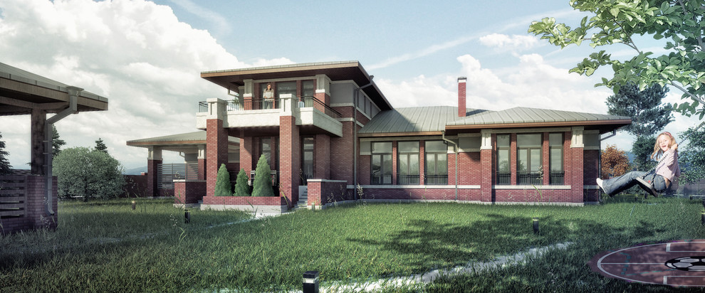 Индивидуальный жилой дом в деревне Черная Речка