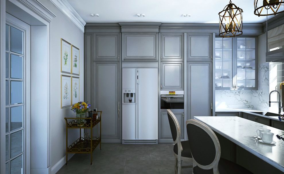 Emerald. Интерьры элитного жилого дома в коттеджном поселке в пригороде