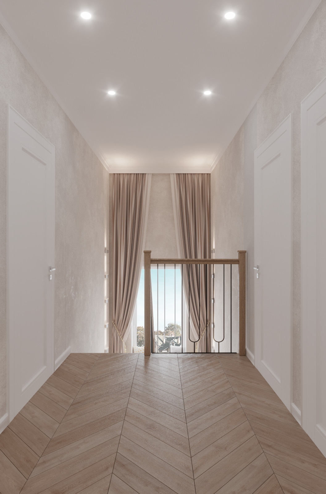 Дизайн интерьера двухэтажного дома 120 кв.м.