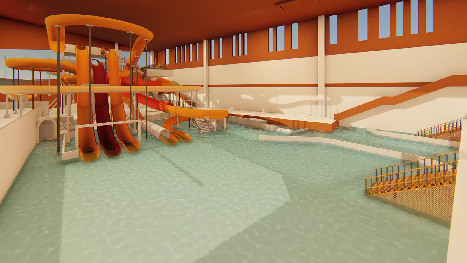 Проект здания аквапарка в Смоленске по ул. Кашена
