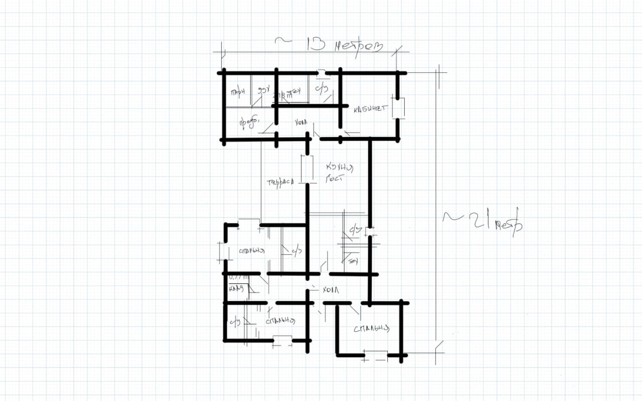 Обложка проекта: Планировка современного дачнгого дома
