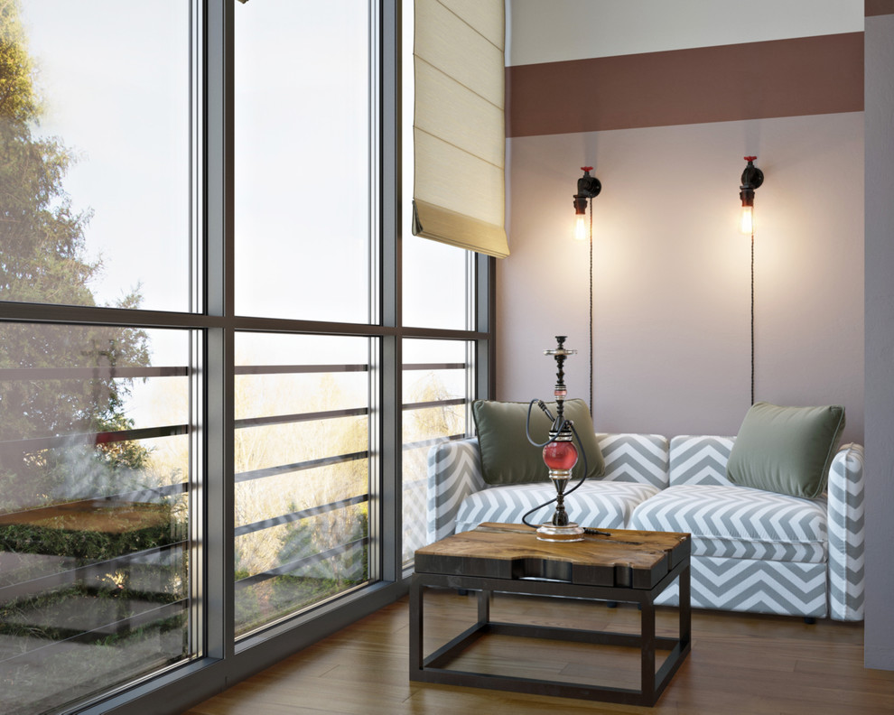 Квартира с Кальяном на балконе для молодой пары с маленьким ребенком