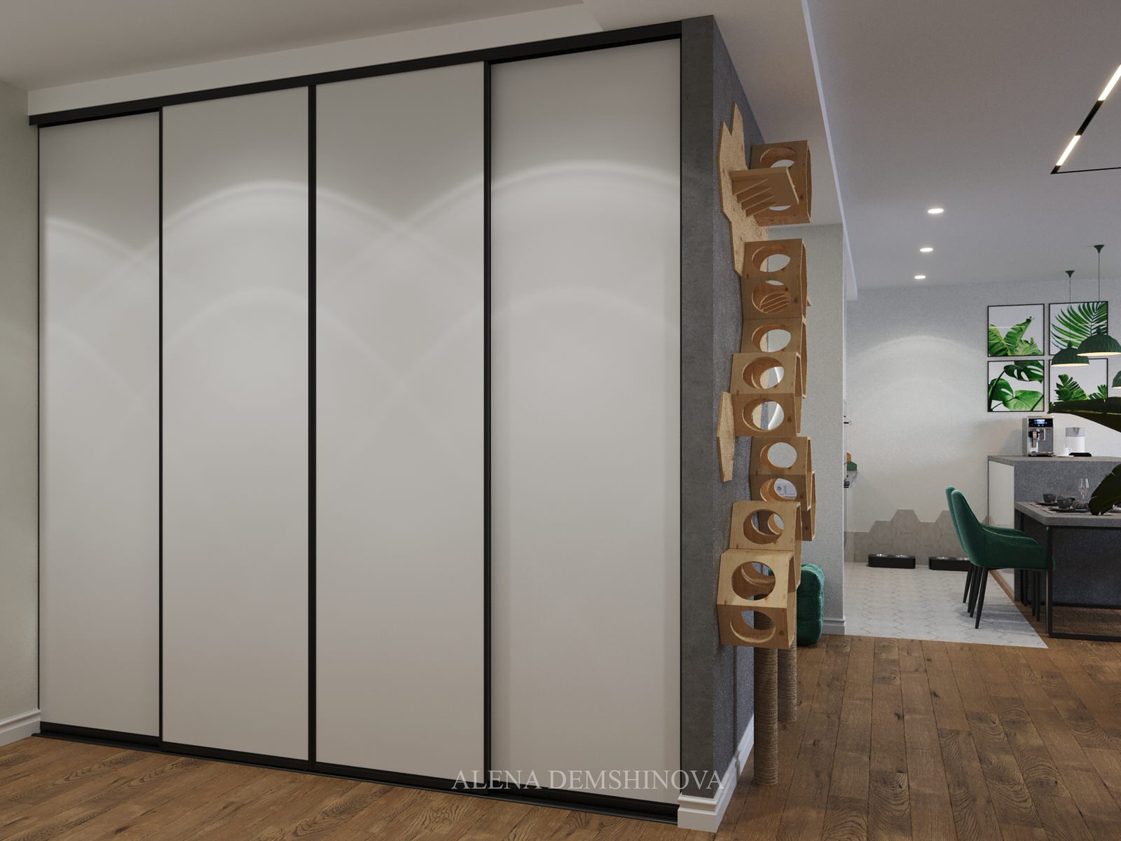 Квартира для молодой пары и их котиков