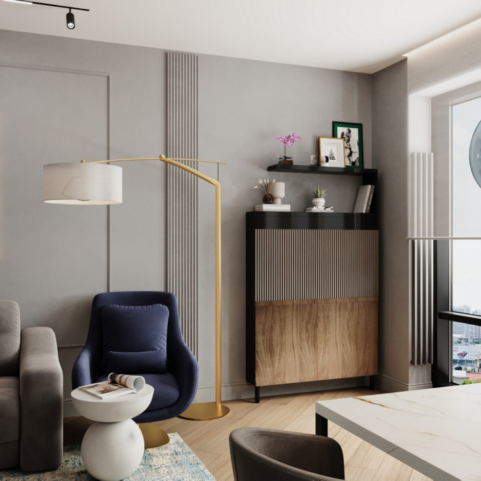 Кухня-гостиная в ЖК "Filicity"