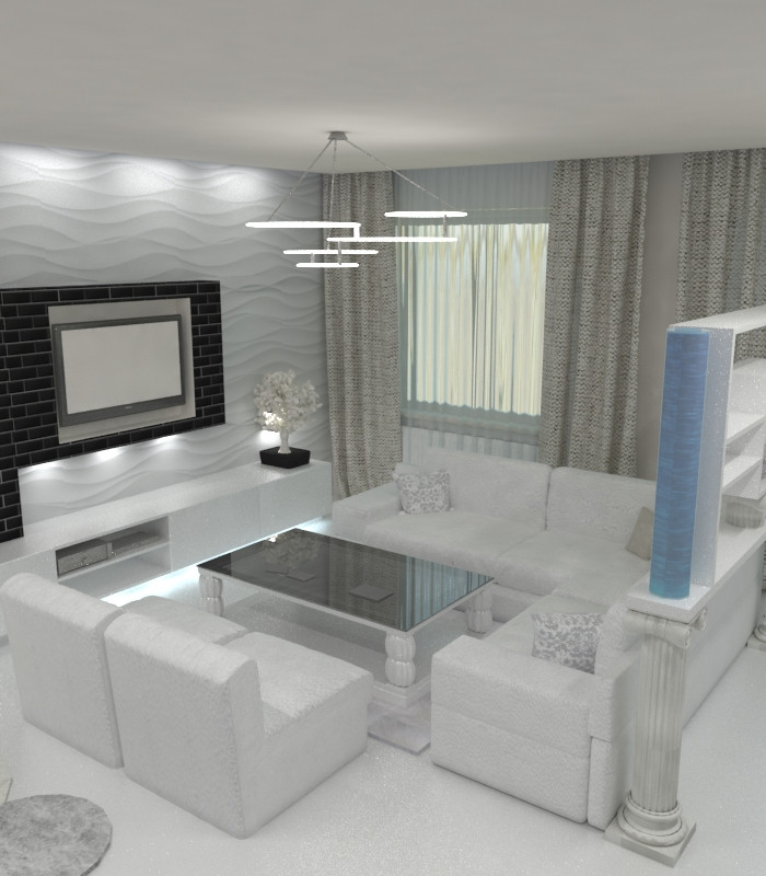 Дизайн интерьера 3д-визуализация